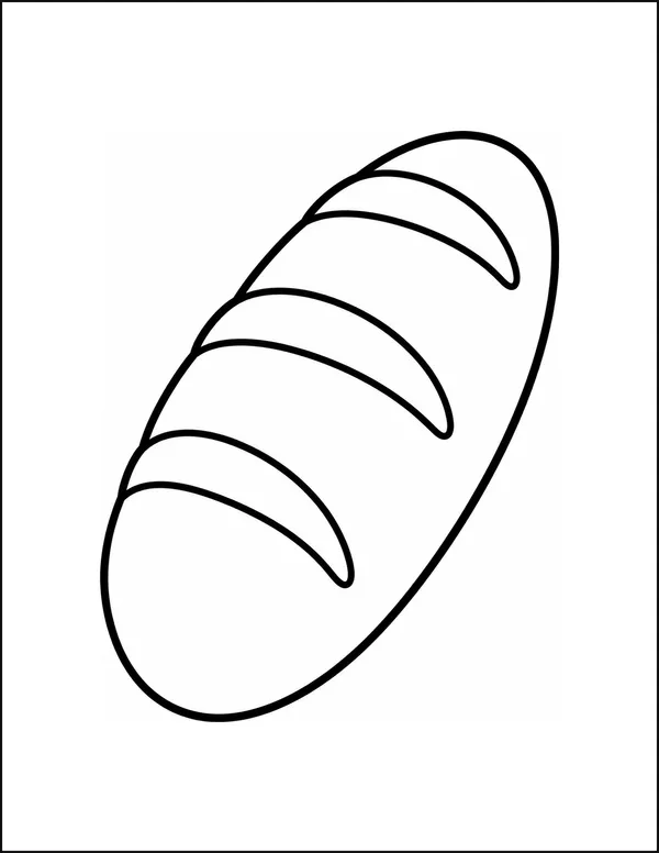 A large loaf of bread with three wide cuts across the top.