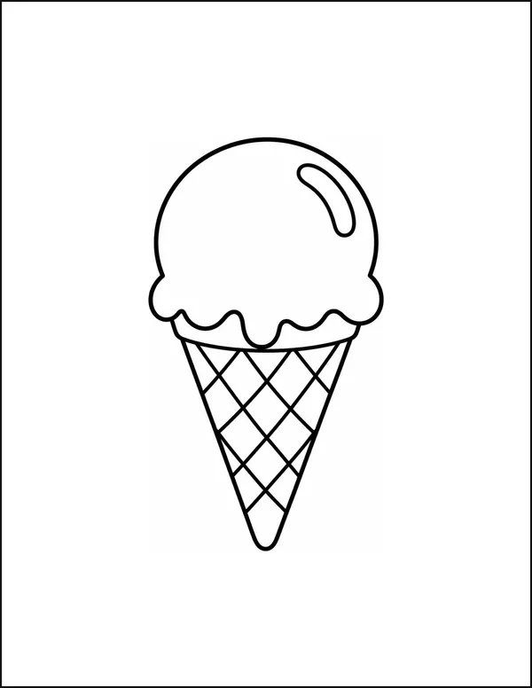 One round scoop of ice cream sitting on a waffle cone.